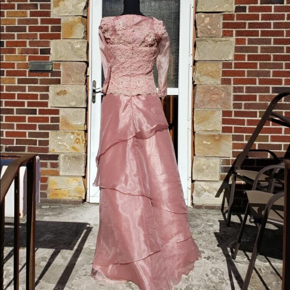 Mon Cheri Dress - Dusty Rose - Picture 4 of 7